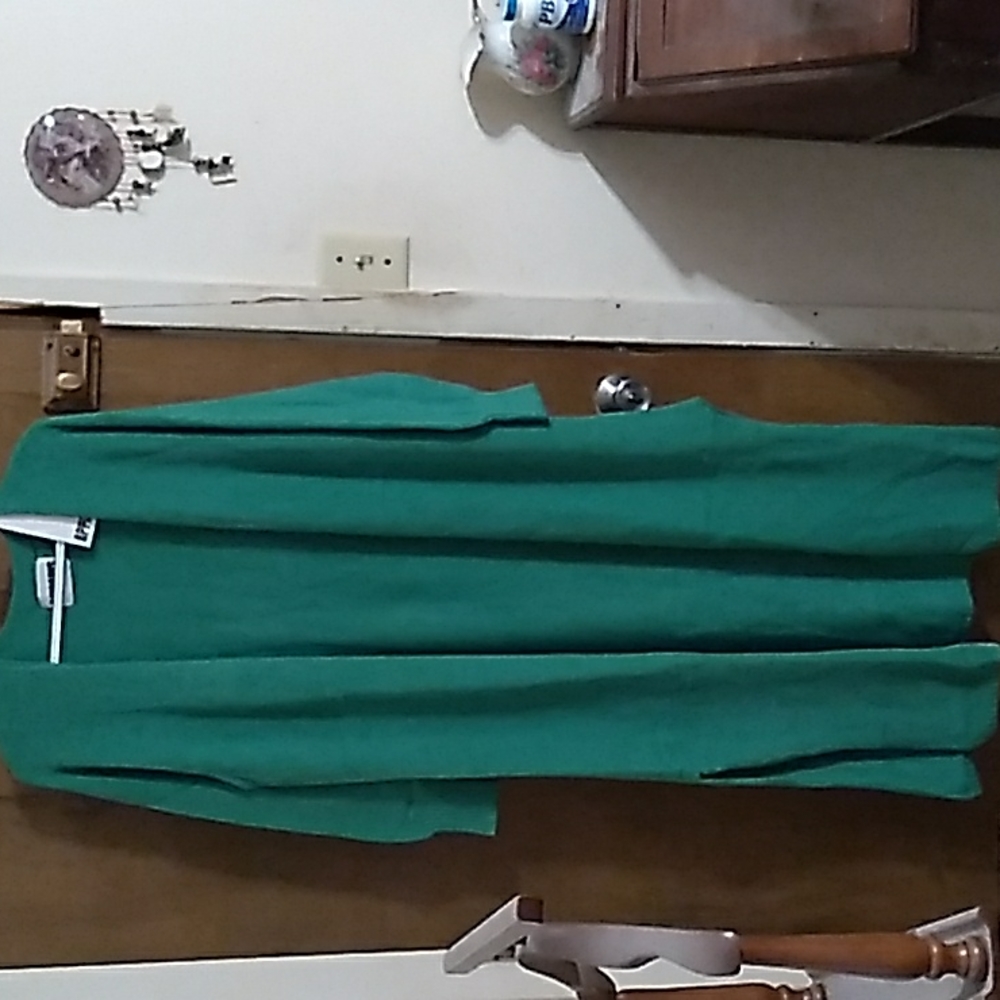 Long cardigan sweater,  Green,  one size fits most,  Apparis brand